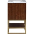 thumbnail image 6 of Meridian Furniture Monad Walnut Bathroom Vanity, 6 of 16