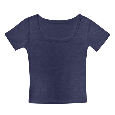 SonxaHe Big Girl s Tshirt Round Neck Short Sleeve T Shirt Children Summer Breathable Cozy Durable Loose Tees Blue Size 12-13 Y