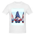 thumbnail image 4 of Bingfone Cute Gnomes In Usa1 Men'S Loose Fit Short-Sleeve Pocket T-Shirt, 4 of 7