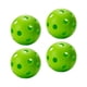 thumbnail image 2 of Pelotas de Pickleball para interior, 74 mm, 26 hoyos, pelota de práctica duradera, huecas. Verde 4 piezas, 2 of 9