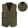 thumbnail image 4 of Chaleco de Carga Jadeshay de Algodón para Hombre con Múltiples Bolsillos Estilo A, 4 of 8