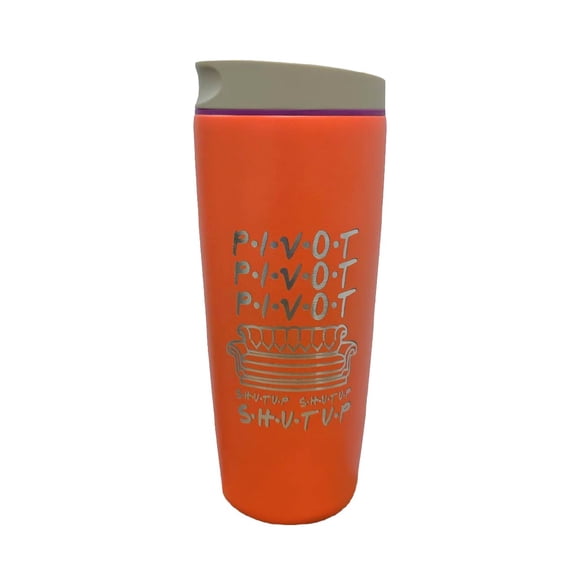Vaso Para Café Owala Smoothsip Friends Naranja 20 Oz