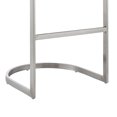 thumbnail image 5 of Atherik Bar Stool in Brushed Stainless Steel with Black Faux Leather, 5 of 15