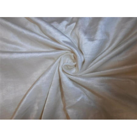 100% Cotton Velvet Ivory Fabric 44/54" wide [6322]