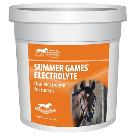 Summer Games Electrolyte Oral Electrolyte for performance horses, 5 (Best Electrolytes For Horses)