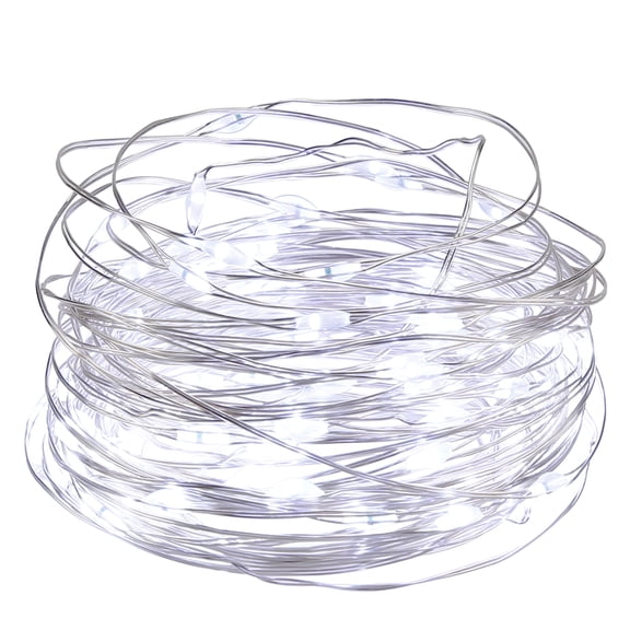 33ft 100LEDs String Lights Dimmable with Remote Control, Waterproof Copper Wire Firefly Lights, USB Powered Fairy Light, Daylight