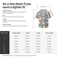 thumbnail image 7 of Xecao offers the Cute Geese for Men's Casual Short-sleeved Shirt, a button-up collared shirt with a pocket, perfect for beach vacations and yacht travel in the Large size., 7 of 7