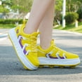 thumbnail image 4 of KOFUBOKE Roller Skate Shoes & Unisex Sneakers with 4 Wheels for Outdoor Sports Activities, 4 of 6