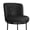Black-Faux Leather, variant on MultiHaven 25.8" Upholstered Swivel Bar Stool Set of 2,Counter Height Chair with Ergonomic Footrest for Kitchen Island - Beige Fabric