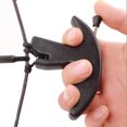 thumbnail image 2 of Ayuda De Liberación De Tiro Con Arco Tmvgtek Herramienta De Tiro Con Arco De Caza De 3 Dedos, Agarre De Pulgar, Ayuda De Liberación De Tiro Con Arco (Negro), 2 of 3