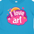 thumbnail image 4 of Inktastic Artist I Love Art Girls Toddler T-Shirt, 4 of 5