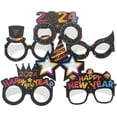 thumbnail image 1 of FONDOTIN 12Pcs Assorted Color New Year Paper Glasses Lightweight Party Accessories, 1 of 8