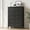 Black, variant on DIYART 5 Drawer Dresser for Bedroom, 42" Tall Chest of Drawers with Golden Handles, Modern Wooden Bedroom Storage Cabinet for Living Room and Closet, Black