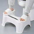 thumbnail image 4 of Toilet Squatting Posture Stool, 7" Height, Reduces Strain for an Easier Go, Poop Stool for Bathroom, Fun Footprint Designs, Low-Profile, Minimal Design for Bathroom Aesthetic, 4 of 6