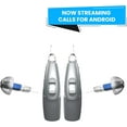 thumbnail image 4 of BlaidsX Neuro Rechargeable RIC + Programmable Hearing Aids for Seniors with Bluetooth & Noise Cancellation, Dual Mic & 48 DSP Channels - Gray - Right Ear, 4 of 14