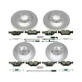 thumbnail image 2 of Power Stop Front and Rear Euro-Stop ECE-R90 Certified Brake Pad and Rotor Kit ESK500 Fits 2000 BMW Z3, 2 of 5