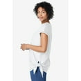 thumbnail image 3 of Woman Within Plus Size Side Tie Knit Tee, 3 of 5
