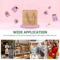 thumbnail image 3 of 4Pcs Gift Packing Bags Kraft Paper Food Bag Handle Paper Bag Bread Packing Holder, 3 of 8