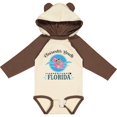 thumbnail image 3 of Inktastic Clearwater Beach Florida Trip Girls Long Sleeve Baby Bodysuit, 3 of 5