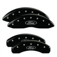 thumbnail image 2 of MGP 4 Caliper Covers Engraved Front & Rear Oval logo/Ford Black finish silver ch, 2 of 3