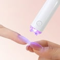 thumbnail image 4 of HOARBOEG Handheld Mini Light For Gel Nails, 3W Portable LED Nail Lamp, Nail Curing Lamp For DIY At Home Nail Salon, USB Nail Dryer For Fast Curing For Fast Curing Clearance Sale, 4 of 7