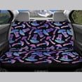 thumbnail image 3 of FUIALDOLG Gradient Mushroom Car Rear Bench Seat Covers, 2 Pieces Full Wrap Back Seat Covers with Elastic Edge for Auto Truck Interior, 3 of 4