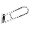 thumbnail image 4 of Barre d'Appui Pliante en Acier Inoxydable Baignoire Douche Main Courante Support Poignée Brossée, 4 of 14
