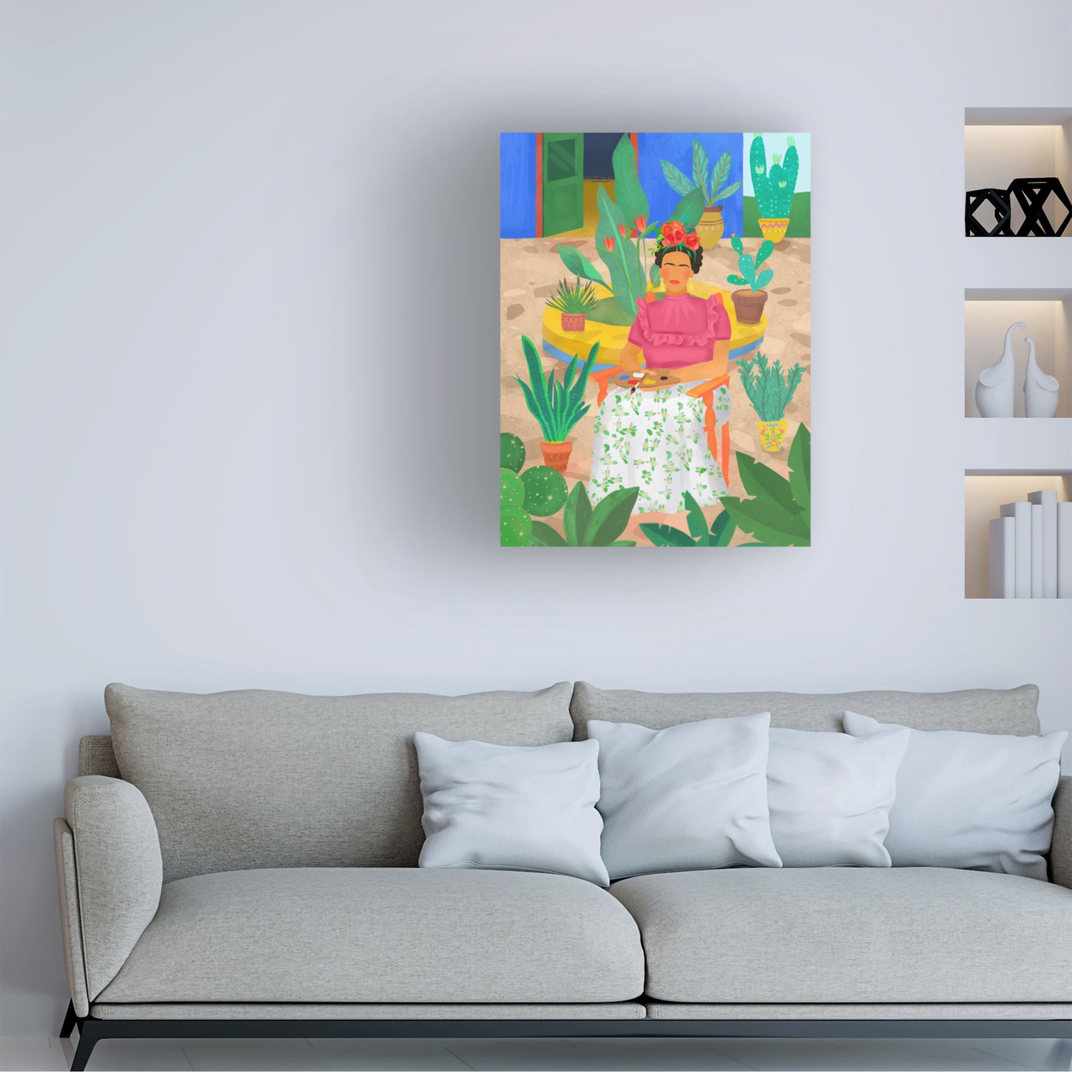 Trademark Fine Art Petra Lizde  Frida Canvas Wall Art