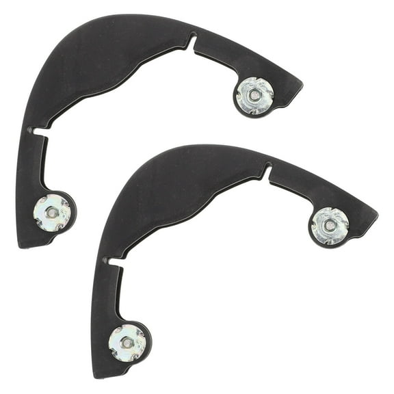 RENACLIPY Skateboard Protector Renaclipy Anti-Collision p for Skateboard and Snowboard Black 2Pcs