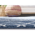 thumbnail image 4 of Safavieh Amherst Roseann Geometric Area Rug, Navy/Beige, 7' x 7' Round, 4 of 10