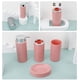 thumbnail image 4 of Juego de accesorios de baño, regalo de plástico para baño, bote de basura, escobilla de baño con soporte, botella desinfectante de manos, 6 uds., 4 of 5