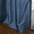 thumbnail image 4 of TWOPAGES 52 W X 102 L Light Filtering Drapery Silk Black Grommet Hanging Style Curtain for Bedroom, 1 Panel, French Blue, 4 of 6