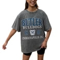 thumbnail image 2 of Women's Gameday Couture Grey Butler Bulldogs Oversized Snow Wash T-Shirt, 2 of 5