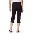 thumbnail image 3 of Pantalón Gloria Vanderbilt Amanda Capri Jeans Negro Talla 8 EE.UU., 3 of 3