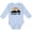 AE-Light Blue, variant on Inktastic Detroit Michigan Skyline Retro Boys or Girls Long Sleeve Baby Bodysuit