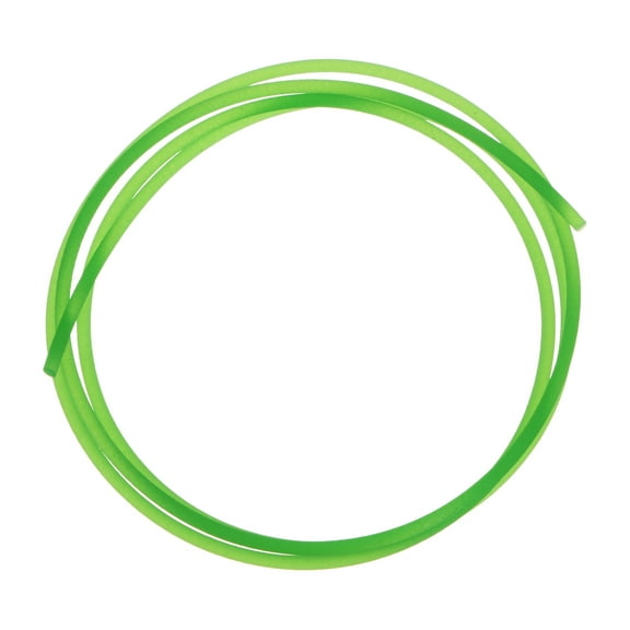 Uxcell Round Belts 2.5mm Dia 1 Meter Length Rough Surface PU Polyurethane, Green