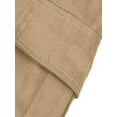 thumbnail image 2 of CHICTRY Boys Solid Color Cargo Pants Jogger Dungarees Sweatpants Khaki 12, 2 of 3