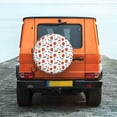 thumbnail image 6 of Naloa Strawberries PVC Leather Spare Tire Wheel Cover for Car Truck SUV Camper Trailer Universal Fit many size14 inch, 6 of 6