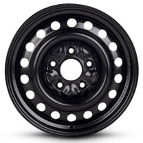 New OEM Replacement Wheel 16x6.5 in for 2008-2010 Chrysler Town & Country Painted Black 16 inch Steel Rim