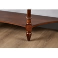 thumbnail image 6 of GEXPUSM 47"Console Table with Drawer Storage, Solid Wood Semicircular Decorative Side Table,Walnut, 6 of 9