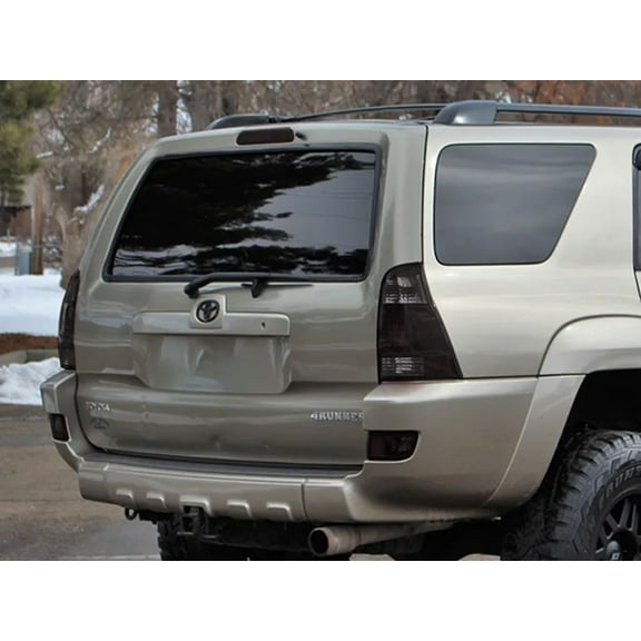 Rvinyl Tail Light Tint Covers Compatible with Toyota 4Runner 2003-2005 - Matte Smoke