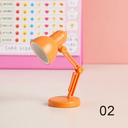 

USB Rechargeable Plug-In Magnetic Eye-Protection Light Adsorption Type Student Dormitory Lamp Orange 02 2W