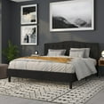 thumbnail image 3 of Flash Furniture Cambridge Tufted Upholstered King Size Headboard in Black Fabric, 3 of 10
