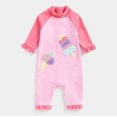thumbnail image 2 of Dsscvnef Girls Rash Guard Swimwear Cute Long Sleeve Sun Protection Cute Swimwear Bathing Suits, 2 of 5