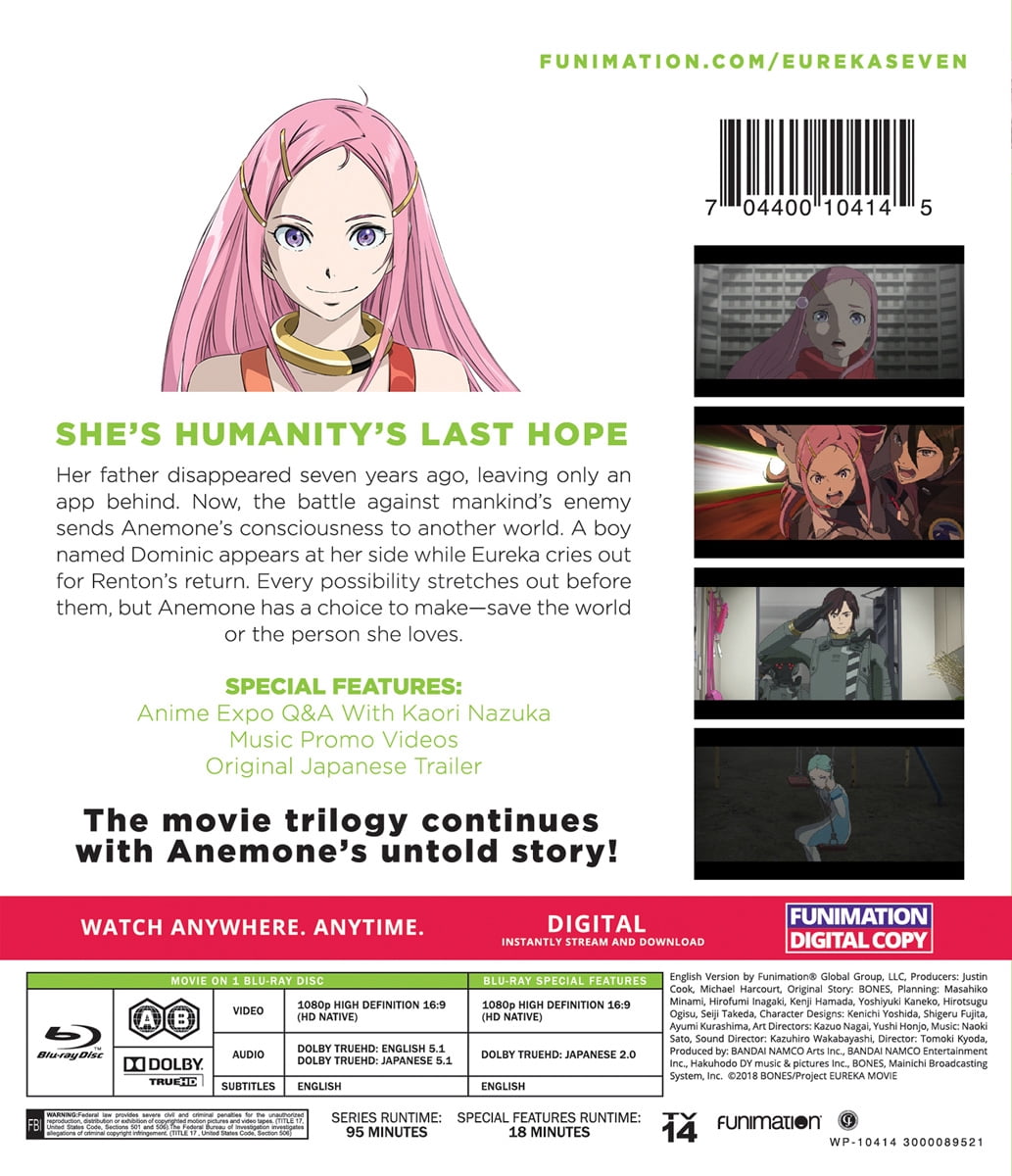 New Anemone: Eureka Seven Hi-Evolution (Blu-ray + Digital