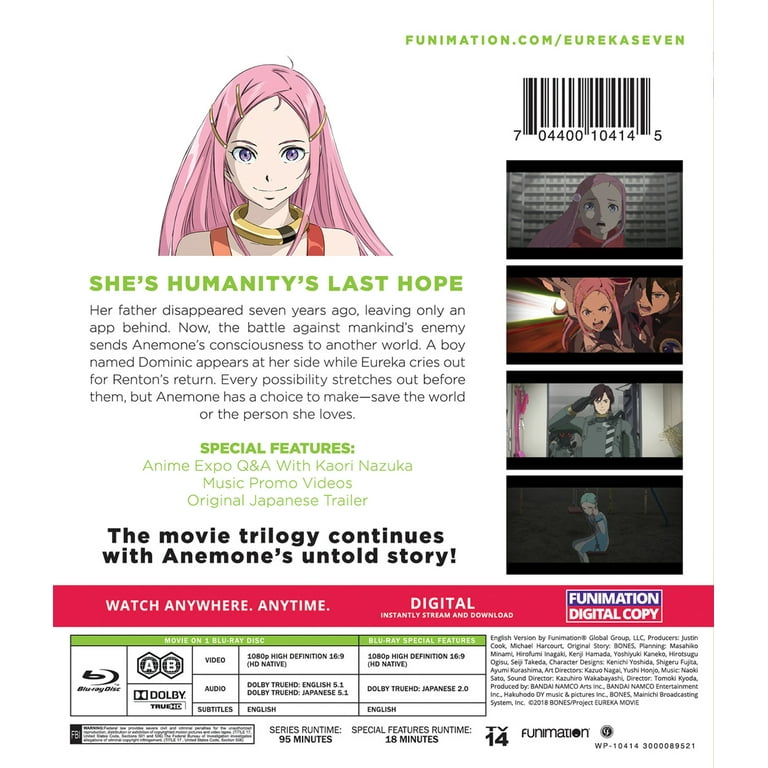 New Anemone: Eureka Seven Hi-Evolution (Blu-ray + Digital