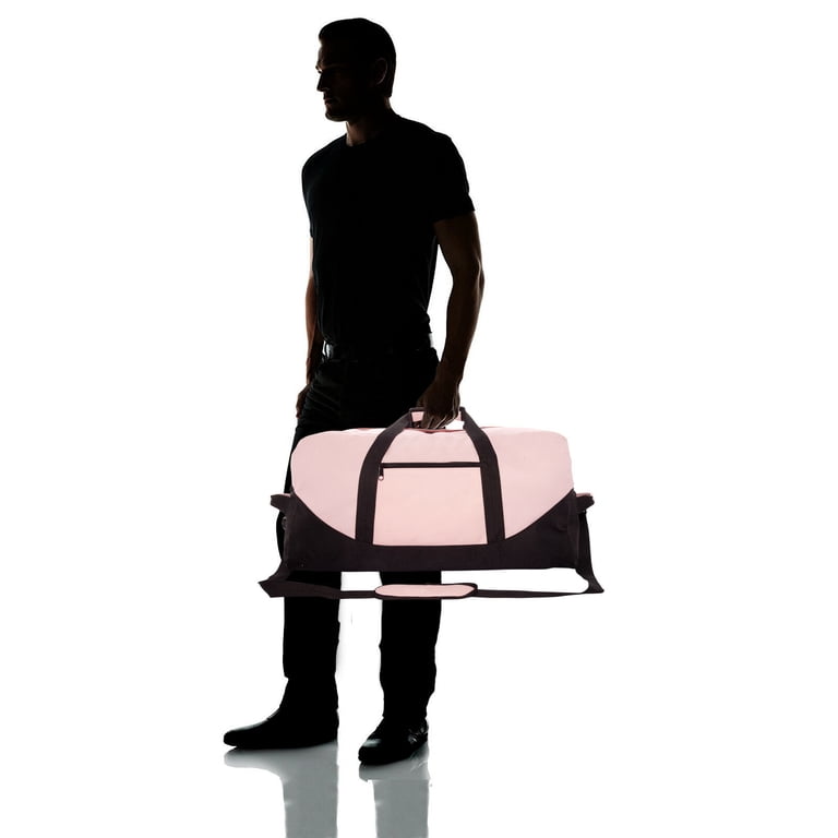 25 inch pink Big Adventure Large Gym Sports Duffle Bag DALIX 25 main image 3