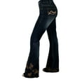 thumbnail image 2 of Cowgirl Tuff Western Jeans Womens Trouser 28 Long Dark Wash JTFATR, 2 of 4