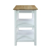 Sunrise Kitchen Island with American Harvest Hardwood Top