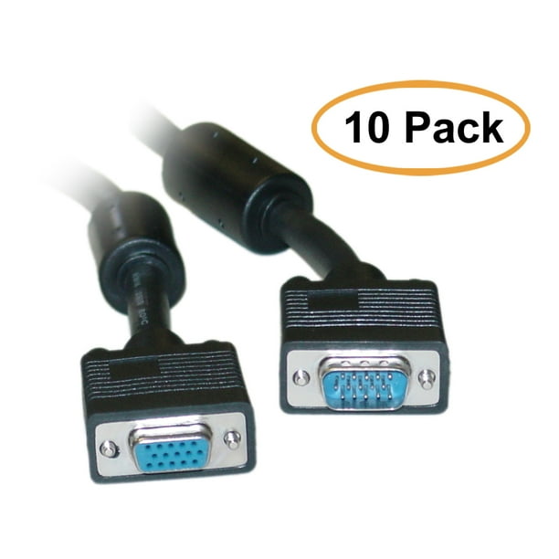 ACCL 15ft HD15 Male to HD15 Female SVGA Extension Cable with Ferrite